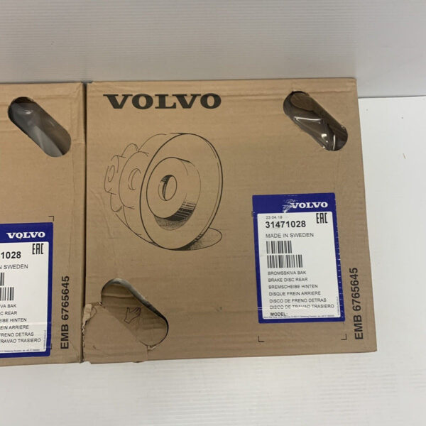 Genuine Volvo Rear Brake Discs Volvo V60/S60 Vented Discs - Image 4